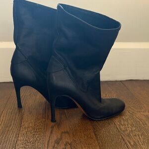 Pedro Garcia Midnight Black Heeled Boots